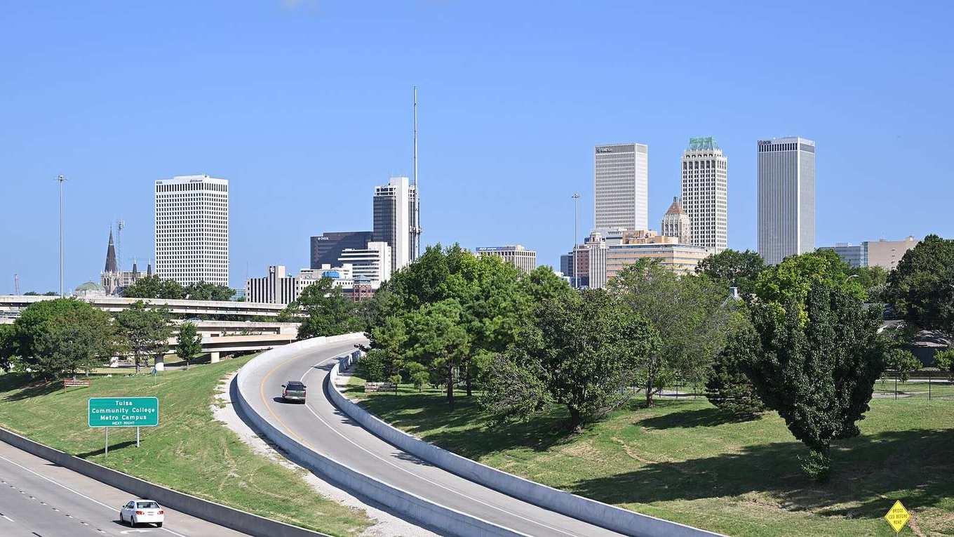 Downtown Tulsa, Oklahoma, one of the worst cities for allergies